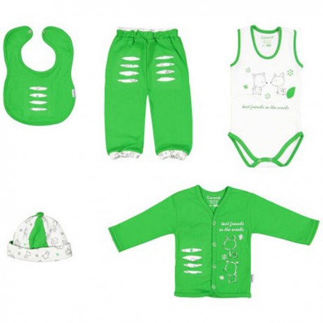 ست 5 تکه لباس نوزادی کارامیل